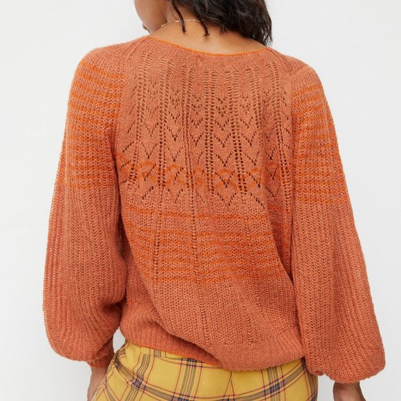 Anthropologie Maeve Lindsay Pointelle Sweater - Picture 3 of 3